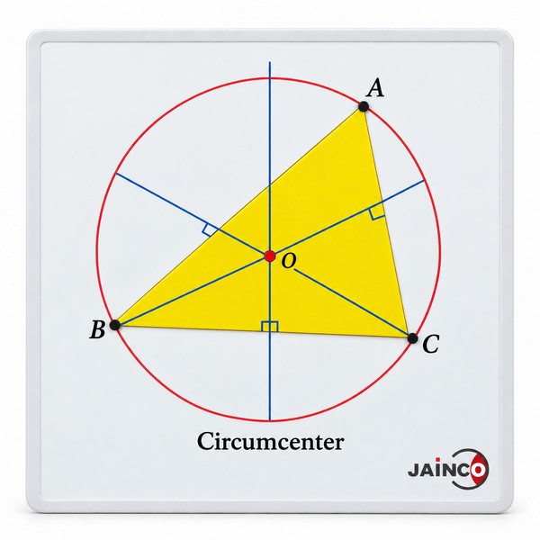 Circumcenter of a triangle (Magnetic)